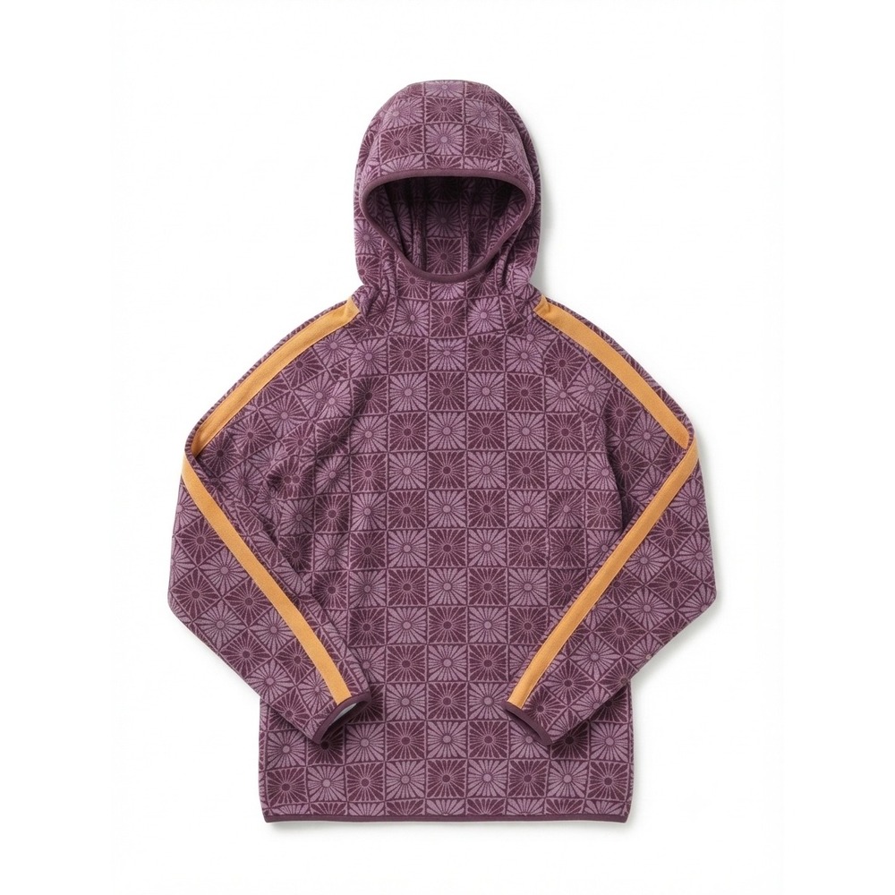Farm Rio Adidas Collab Purple Print Hoodie Size Medium